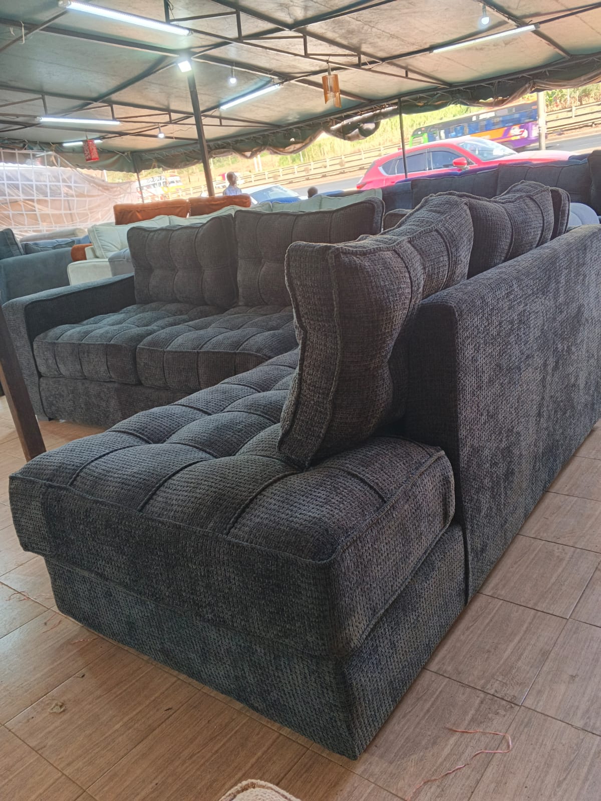 Jabali Loft L-Shape Sectional Sofa